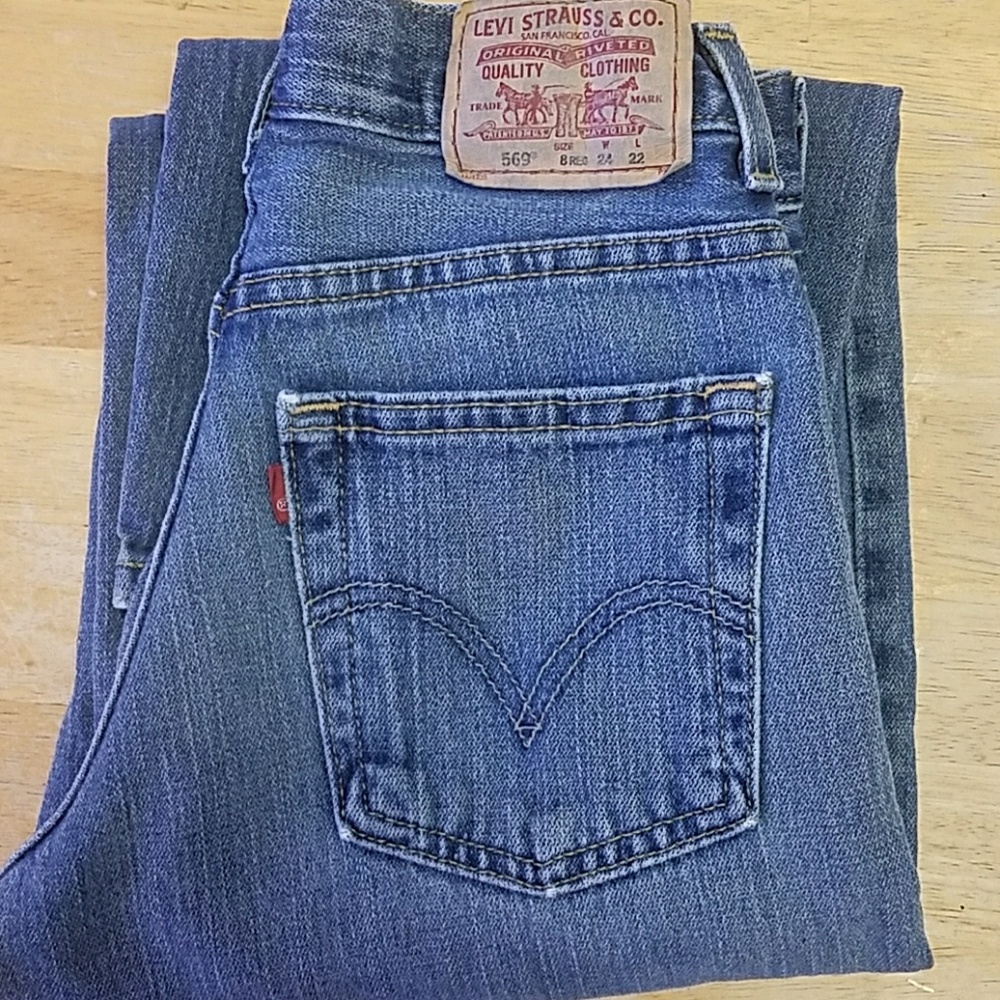 2 pair set of Boys Levi Jeans 569 and 511 slim